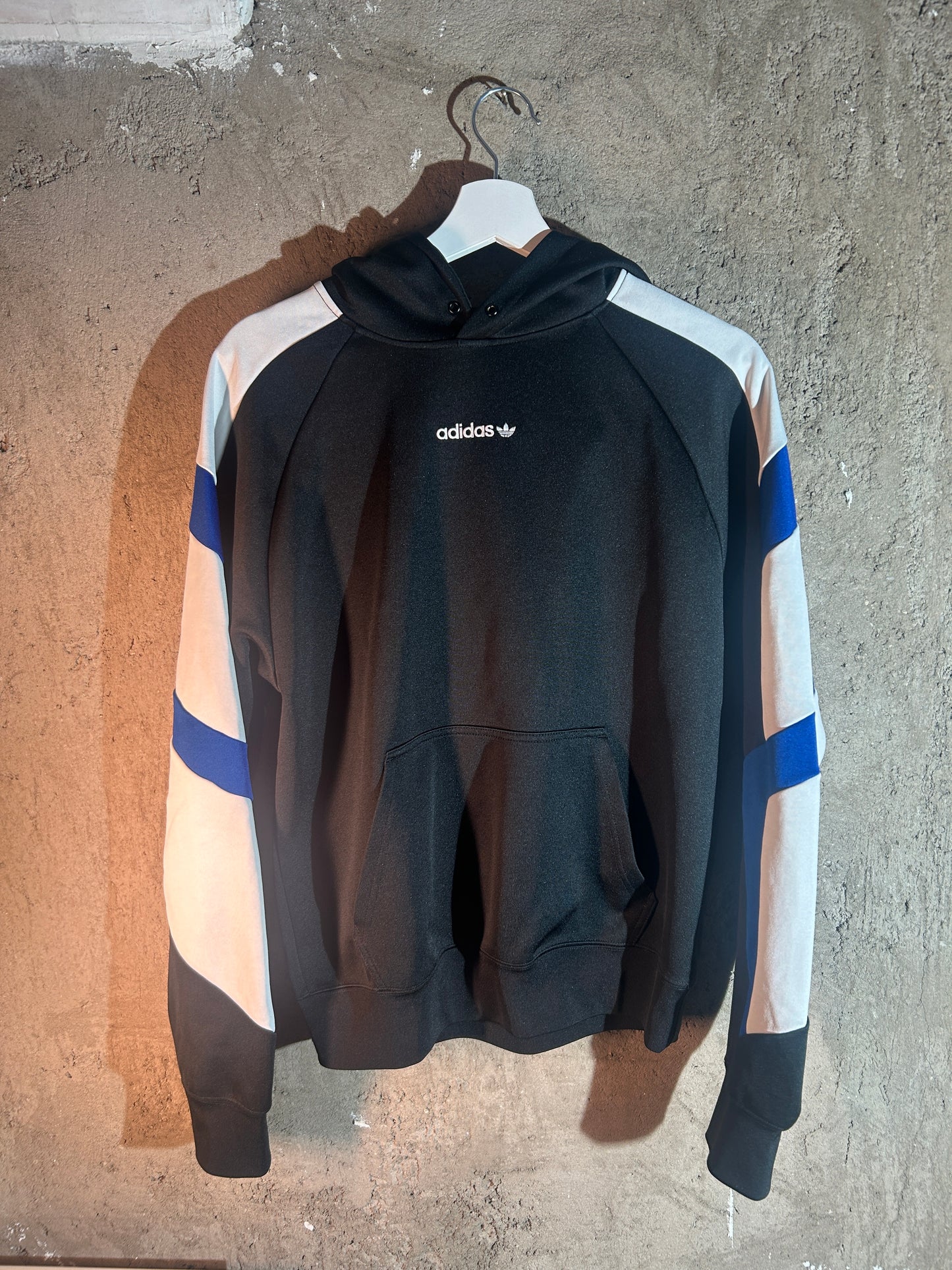 Adidas Hoodie Black& Blue (M)