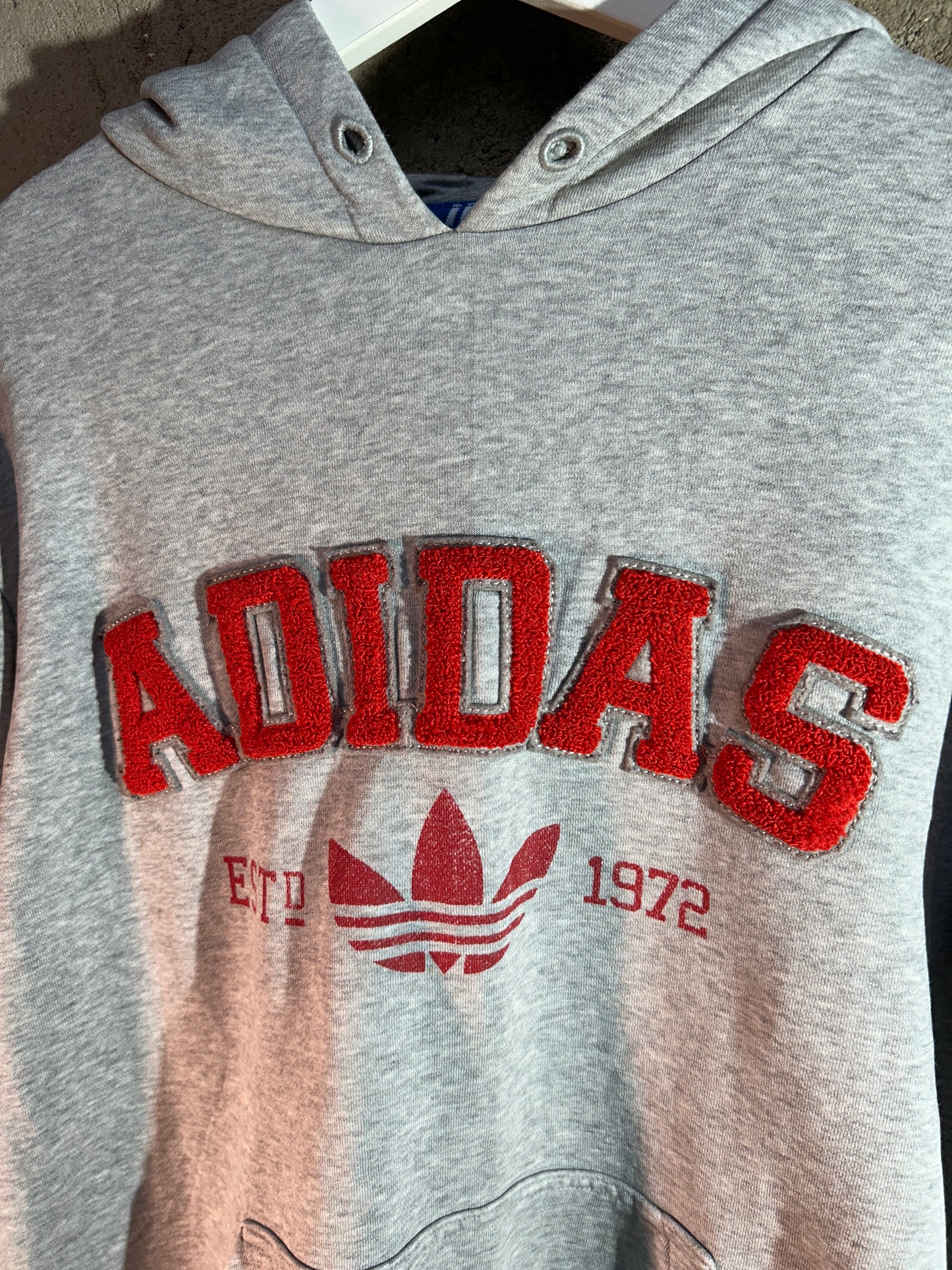 ADIDAS Hoodie light grey (M)