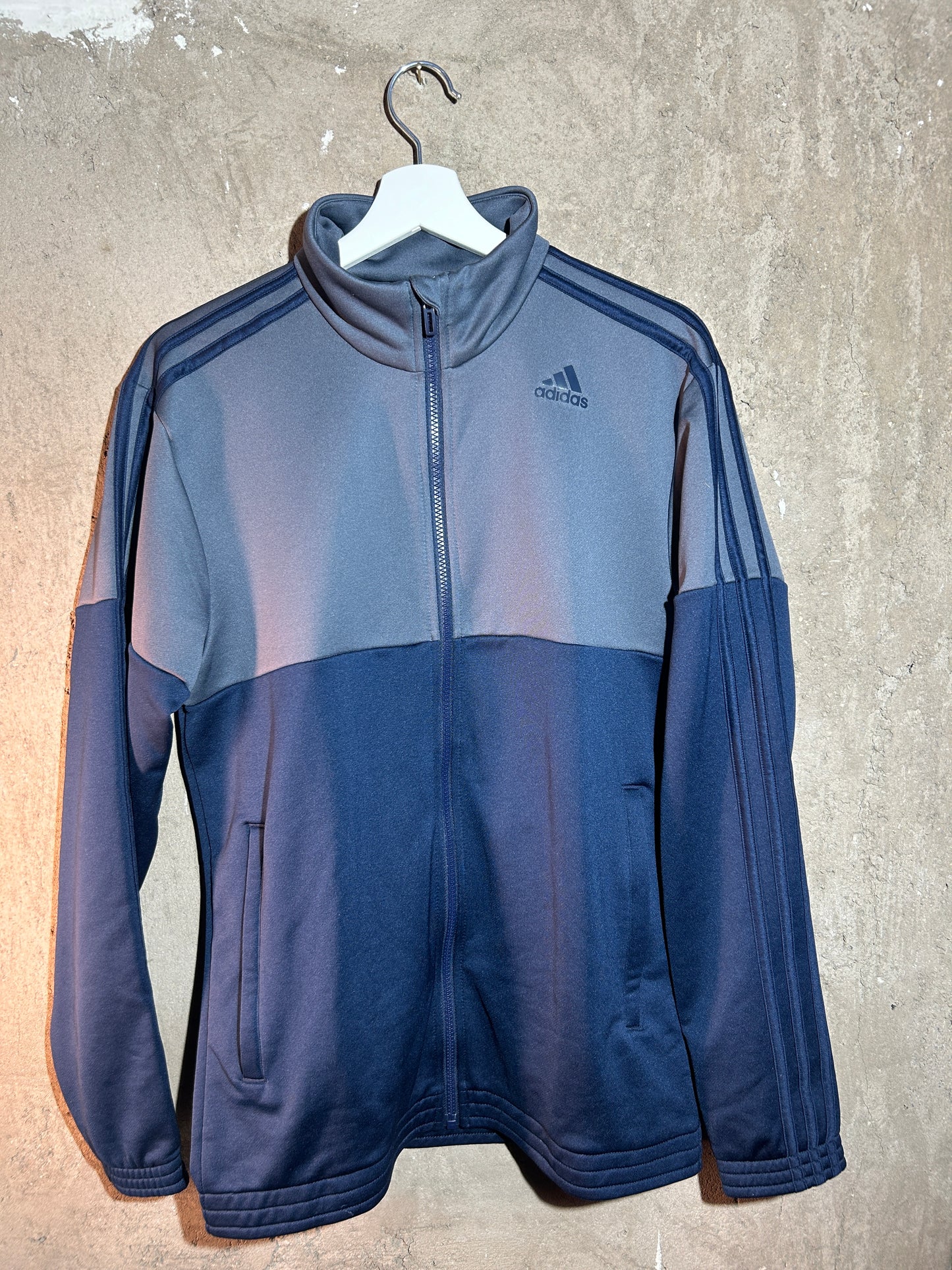 ADIDAS sports jacket grey/blue (M)