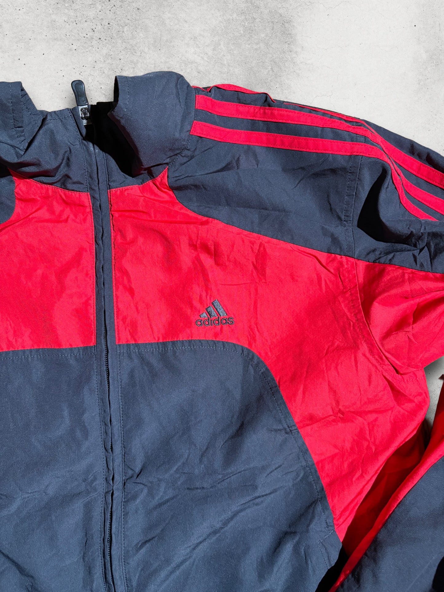 Adidas Track Jacket Red/Black (M)