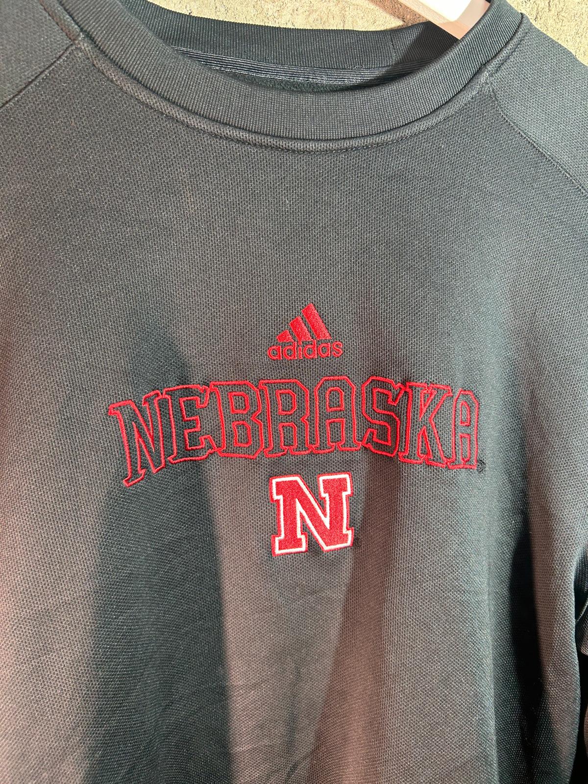 ADIDAS X NEBRASKA Hoodie L Helvetic Vintage