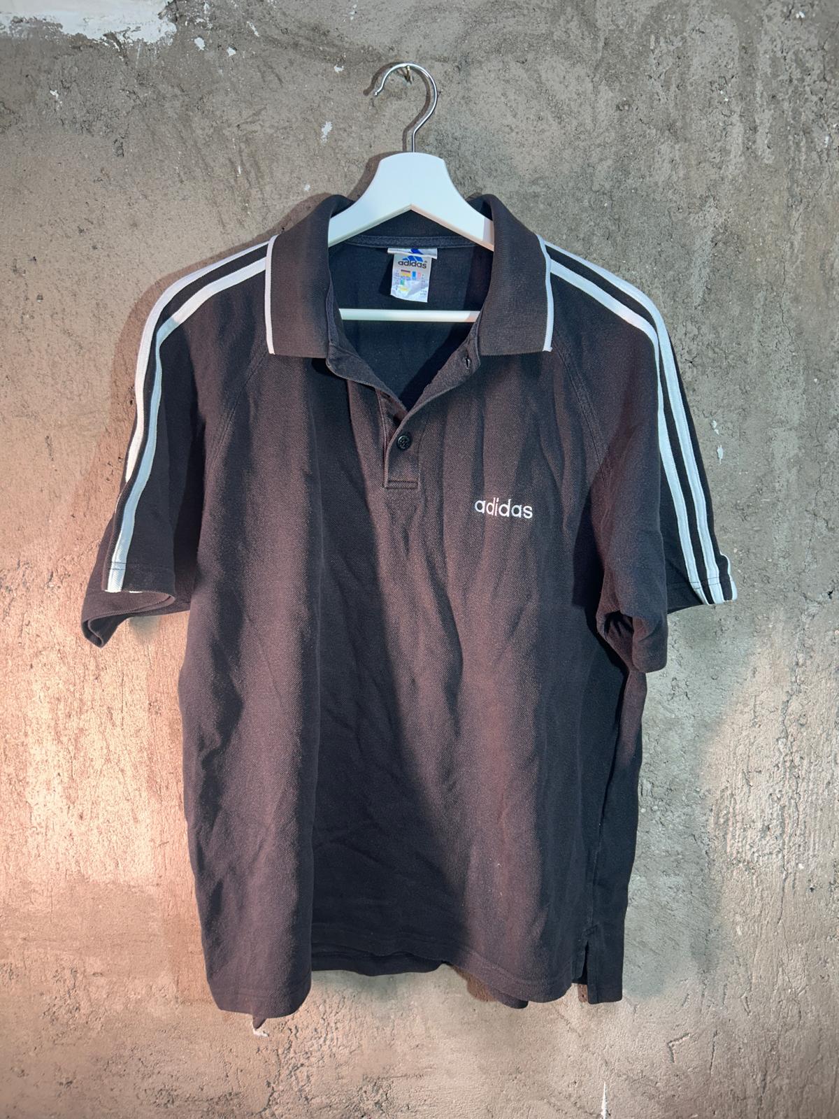 ADIDAS Vintage Polo Black (L)