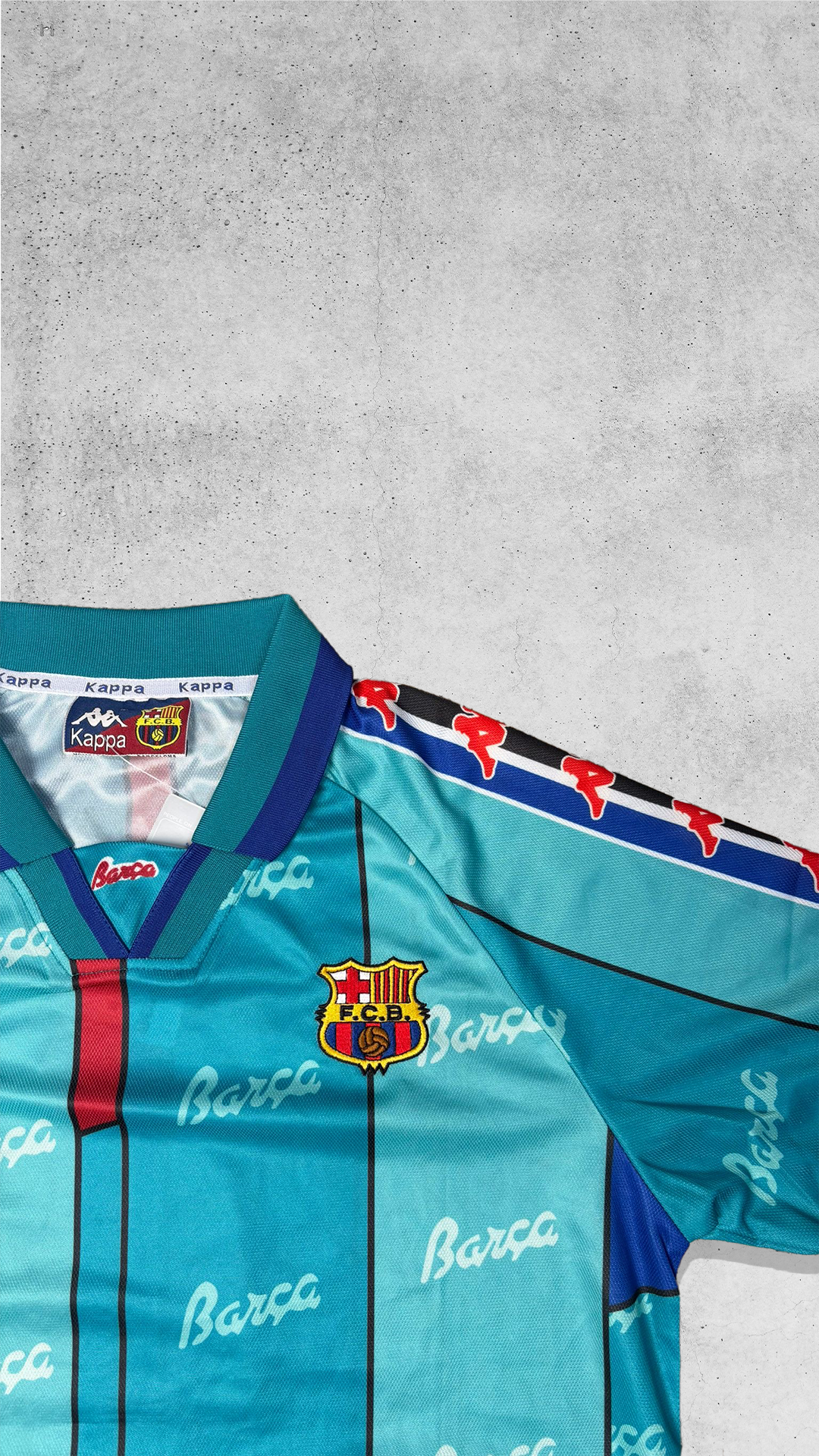 Vintage FC Barcelona Jersey Kappa 1996/97 (M)